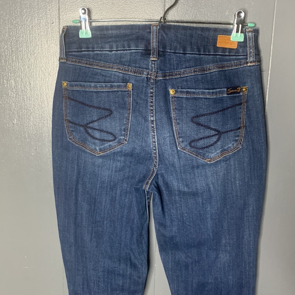 Seven7 HIGH RISE‎ TUMMYLESS SKINNY JEAN Size 6 - Picture 10 of 14